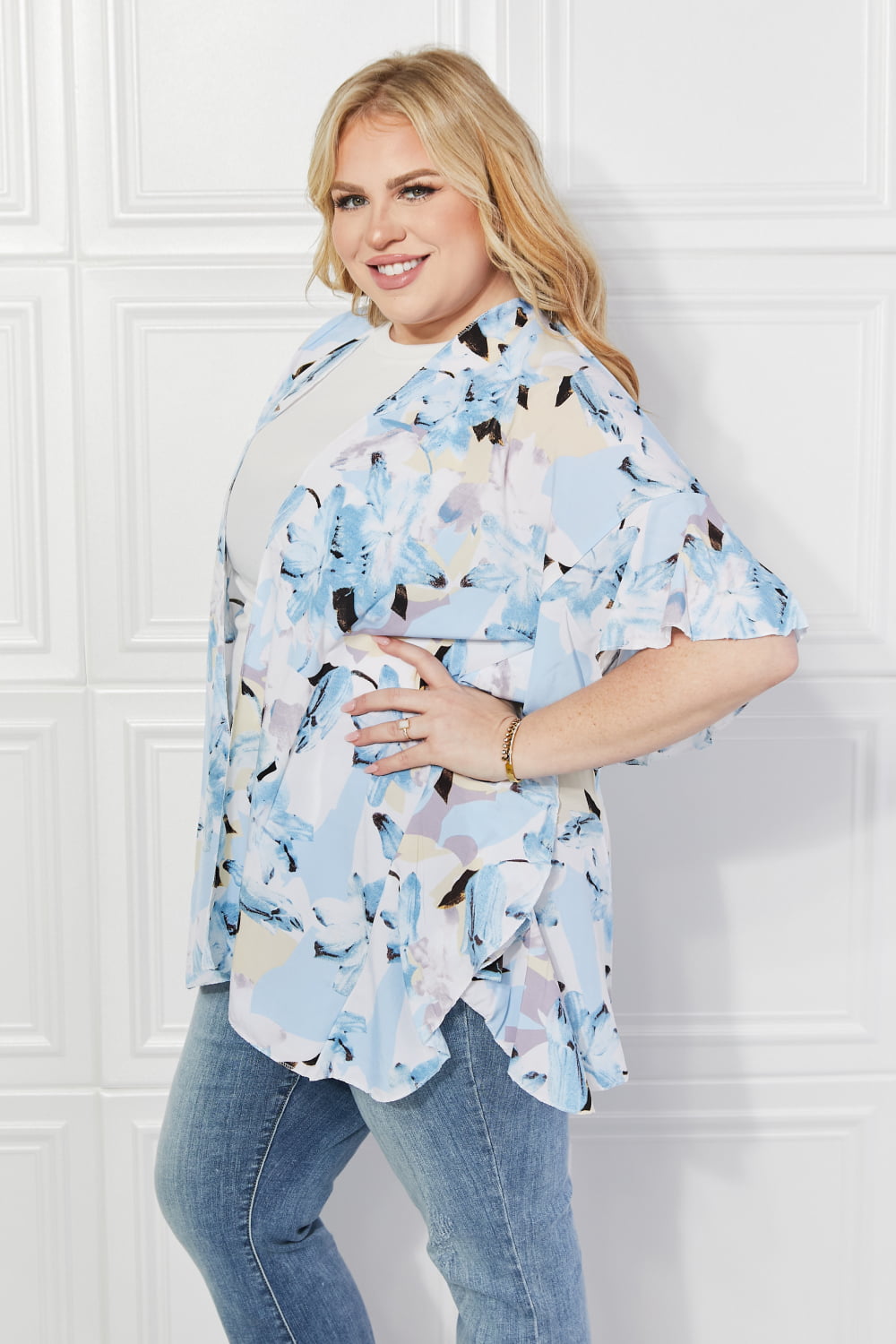 Justin Taylor Summer Fever Floral Kimono